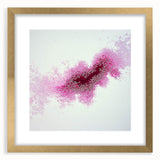 Contemporary Abstract Canvas – Fuchsia and Plum Bubble Art