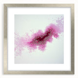Contemporary Abstract Canvas – Fuchsia and Plum Bubble Art
