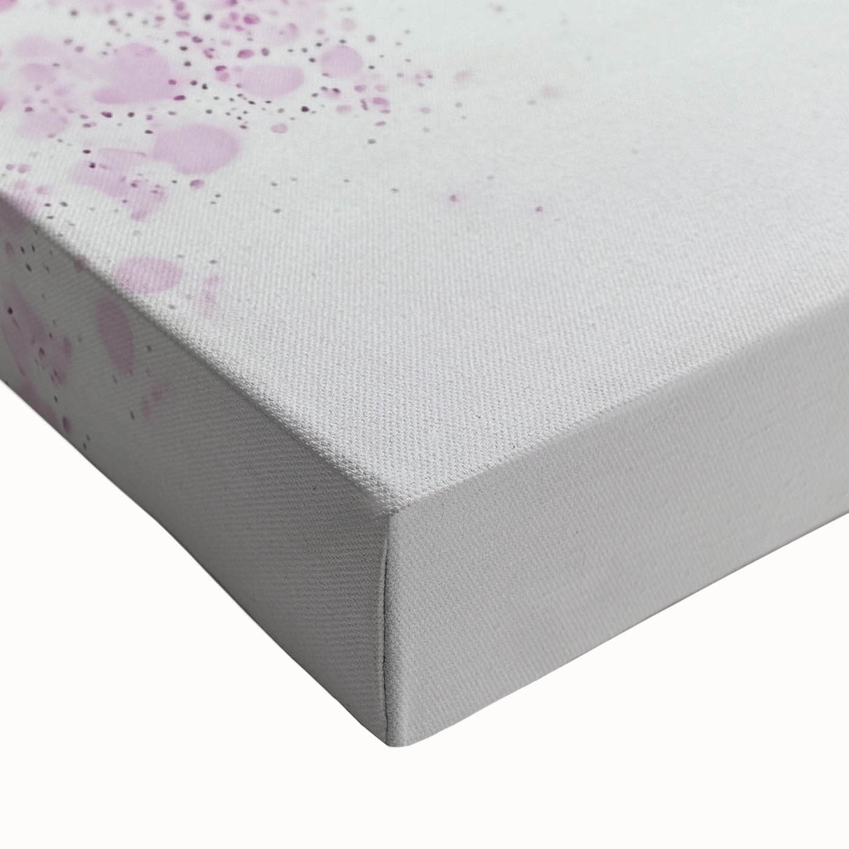 Contemporary Abstract Canvas – Fuchsia and Plum Bubble Art