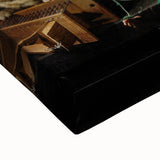 Baroque Floral Still Life with Cat - Classic Antique Art Print