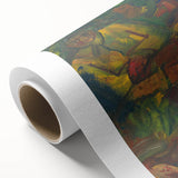 Expressionist Art - Resting Hunter with Two Reclining Men