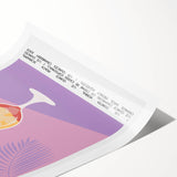 Extra large wall art featuring line art flowers in black on a white background, ideal for large living room wall decor.