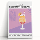 Large black and white photo of assorted fruits and vegetables on stretched canvas, ideal for kitchen wall art.