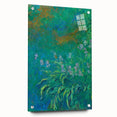 Impressionist Garden Wall Art - Monet’s Vibrant Irises Floral Print