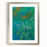 Impressionist Garden Wall Art - Monet’s Vibrant Irises Floral Print