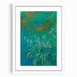 Impressionist Garden Wall Art - Monet’s Vibrant Irises Floral Print