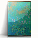 Impressionist Garden Wall Art - Monet’s Vibrant Irises Floral Print