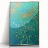 Impressionist Garden Wall Art - Monet’s Vibrant Irises Floral Print