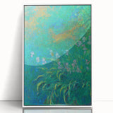 Impressionist Garden Wall Art - Monet’s Vibrant Irises Floral Print