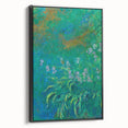 Impressionist Garden Wall Art - Monet’s Vibrant Irises Floral Print
