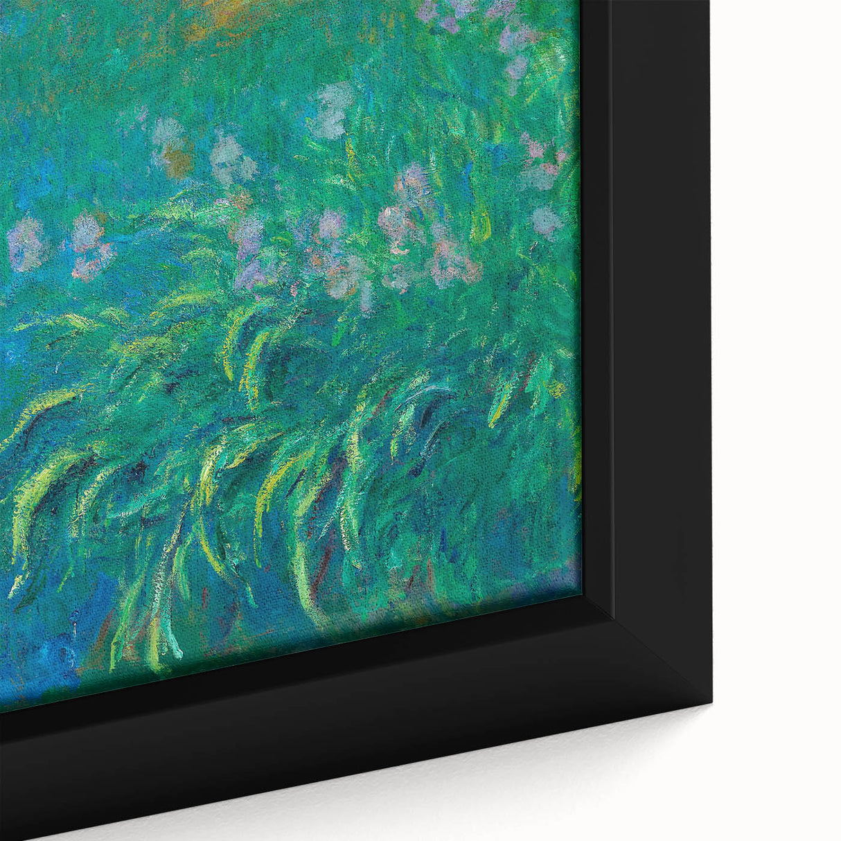Impressionist Garden Wall Art - Monet’s Vibrant Irises Floral Print