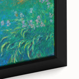 Impressionist Garden Wall Art - Monet’s Vibrant Irises Floral Print
