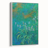 Impressionist Garden Wall Art - Monet’s Vibrant Irises Floral Print