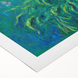 Impressionist Garden Wall Art - Monet’s Vibrant Irises Floral Print