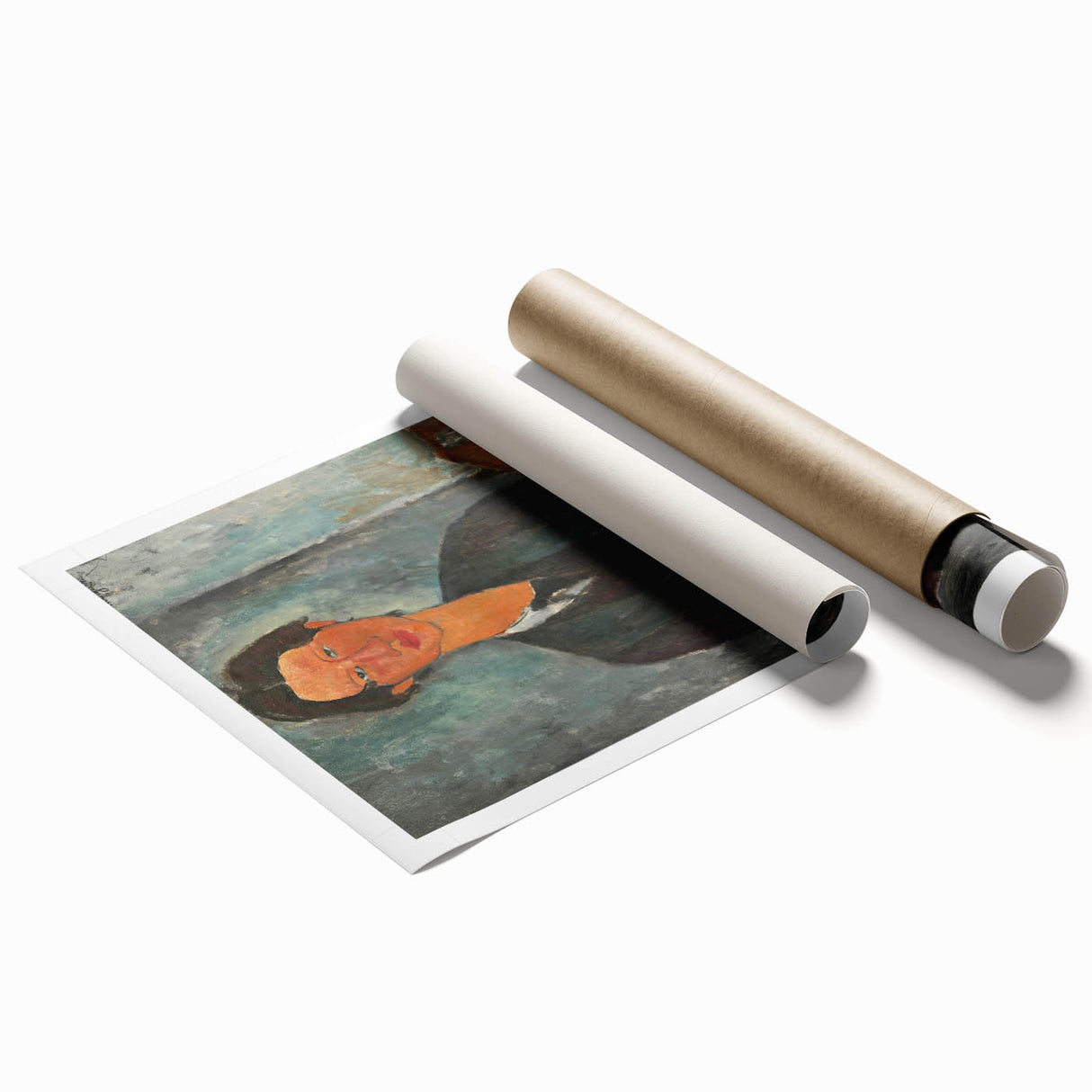Expressive Portrait Wall Art - Modigliani’s Modern Figurative Decor