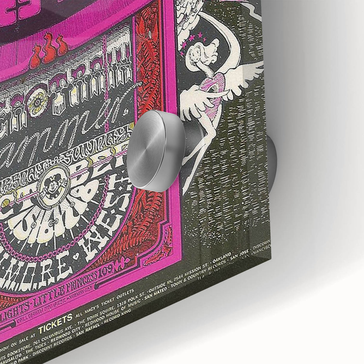 Leon Russell & Miles Davis 1970s Concert Poster – Vintage Rock Art