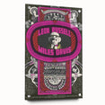 Leon Russell & Miles Davis 1970s Concert Poster – Vintage Rock Art