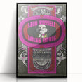 Leon Russell & Miles Davis 1970s Concert Poster – Vintage Rock Art