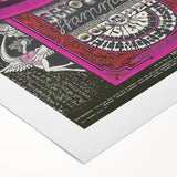 Leon Russell & Miles Davis 1970s Concert Poster – Vintage Rock Art