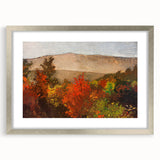 Realism Art Print - Autumn Treetops by Winslow Homer, Fall Landscape