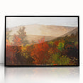 Realism Art Print - Autumn Treetops by Winslow Homer, Fall Landscape