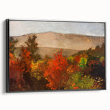 Realism Art Print - Autumn Treetops by Winslow Homer, Fall Landscape