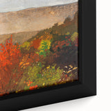 Realism Art Print - Autumn Treetops by Winslow Homer, Fall Landscape