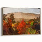 Realism Art Print - Autumn Treetops by Winslow Homer, Fall Landscape