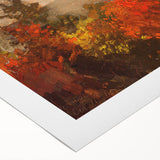 Realism Art Print - Autumn Treetops by Winslow Homer, Fall Landscape