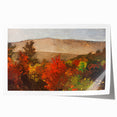 Realism Art Print - Autumn Treetops by Winslow Homer, Fall Landscape