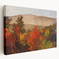 Realism Art Print - Autumn Treetops by Winslow Homer, Fall Landscape