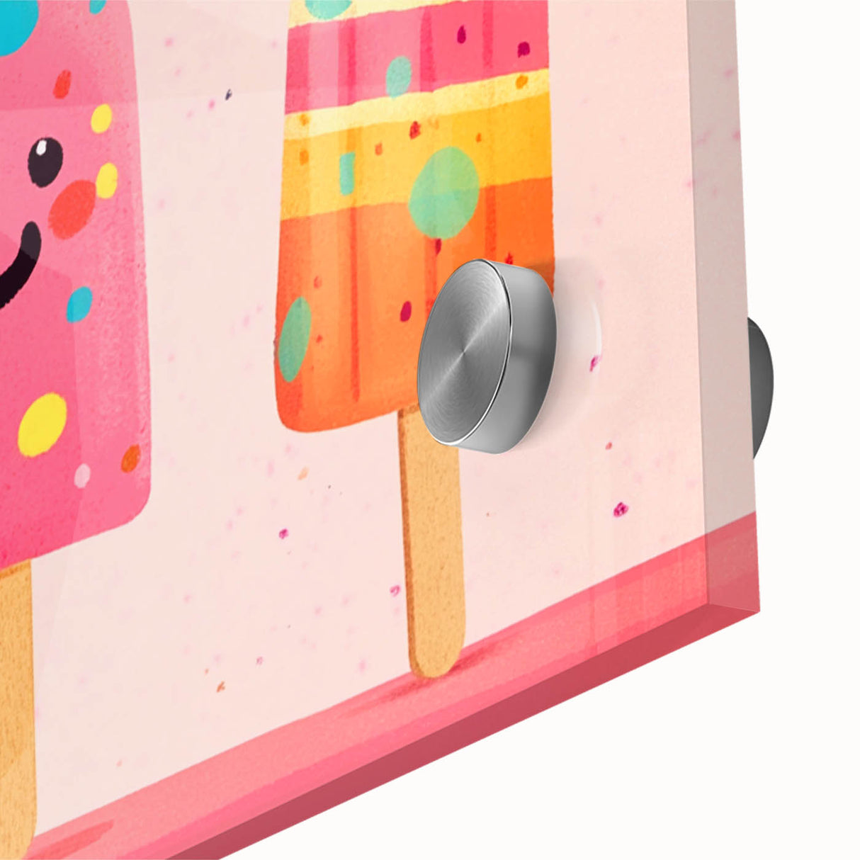 Colorful Ice Cream Girls Room Wall Art – Kids Room Art Print