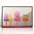 Colorful Ice Cream Girls Room Wall Art – Kids Room Art Print