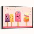Colorful Ice Cream Girls Room Wall Art – Kids Room Art Print