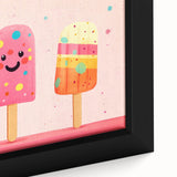 Colorful Ice Cream Girls Room Wall Art – Kids Room Art Print