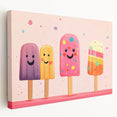 Colorful Ice Cream Girls Room Wall Art – Kids Room Art Print