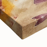 Large art of a black and white landscape painting on stretched canvas, featuring a serene tree in autumn.