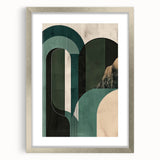 Geometric Flow - Canvas Art for Dining Area