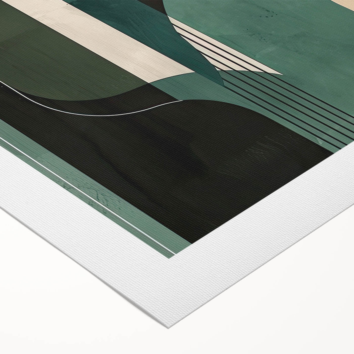 Geometric Flow - Canvas Art for Dining Area