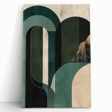 Geometric Flow - Canvas Art for Dining Area