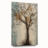 Abstract floral acrylic art piece displayed in a glass frame, showcasing vibrant colors and intricate details, ideal for modern home decor.