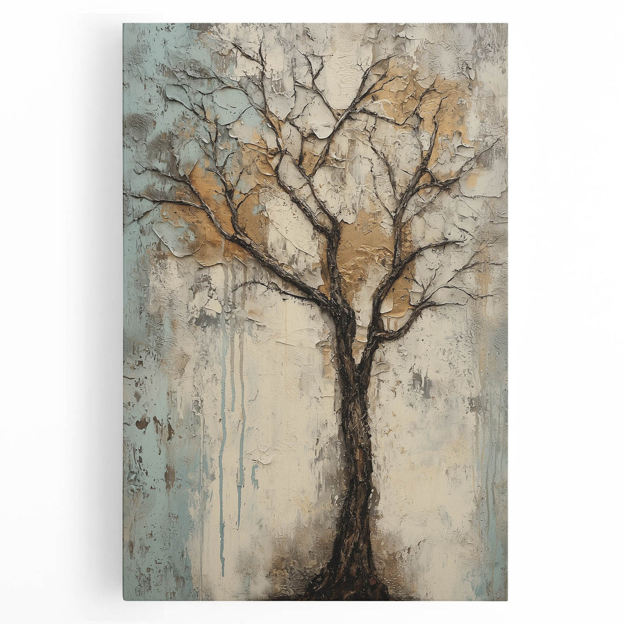 Abstract floral canvas art print showcasing vibrant colors and intricate designs, perfect for modern home decor. Features a stretched frame for easy hanging.