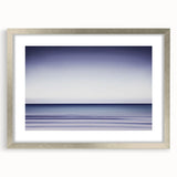 Abstract landscape artwork framed in silver with a mat, showcasing vibrant colors and intricate details, ideal for modern home decor or art enthusiasts.