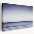 Abstract landscape artwork on stretched canvas, showcasing vibrant colors and fluid shapes, ideal for modern home decor. Side view highlights the canvas' depth, enhancing visual appeal.