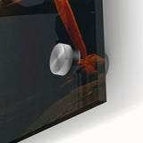 Baroque Candlelight Reflection: Antique Wall Art with Elegance