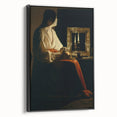 Baroque Candlelight Reflection: Antique Wall Art with Elegance