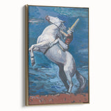 Expressionist Art - Rider by the Seashore by Cyprián Majerník