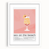 Abstract art print featuring swirling blue and green tones on a white framed mat, suitable for dining room decor.