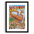 Los Lobos 1998 Concert Poster – Retro Music Wall Art