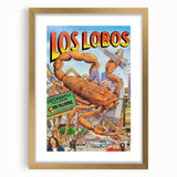Los Lobos 1998 Concert Poster – Retro Music Wall Art